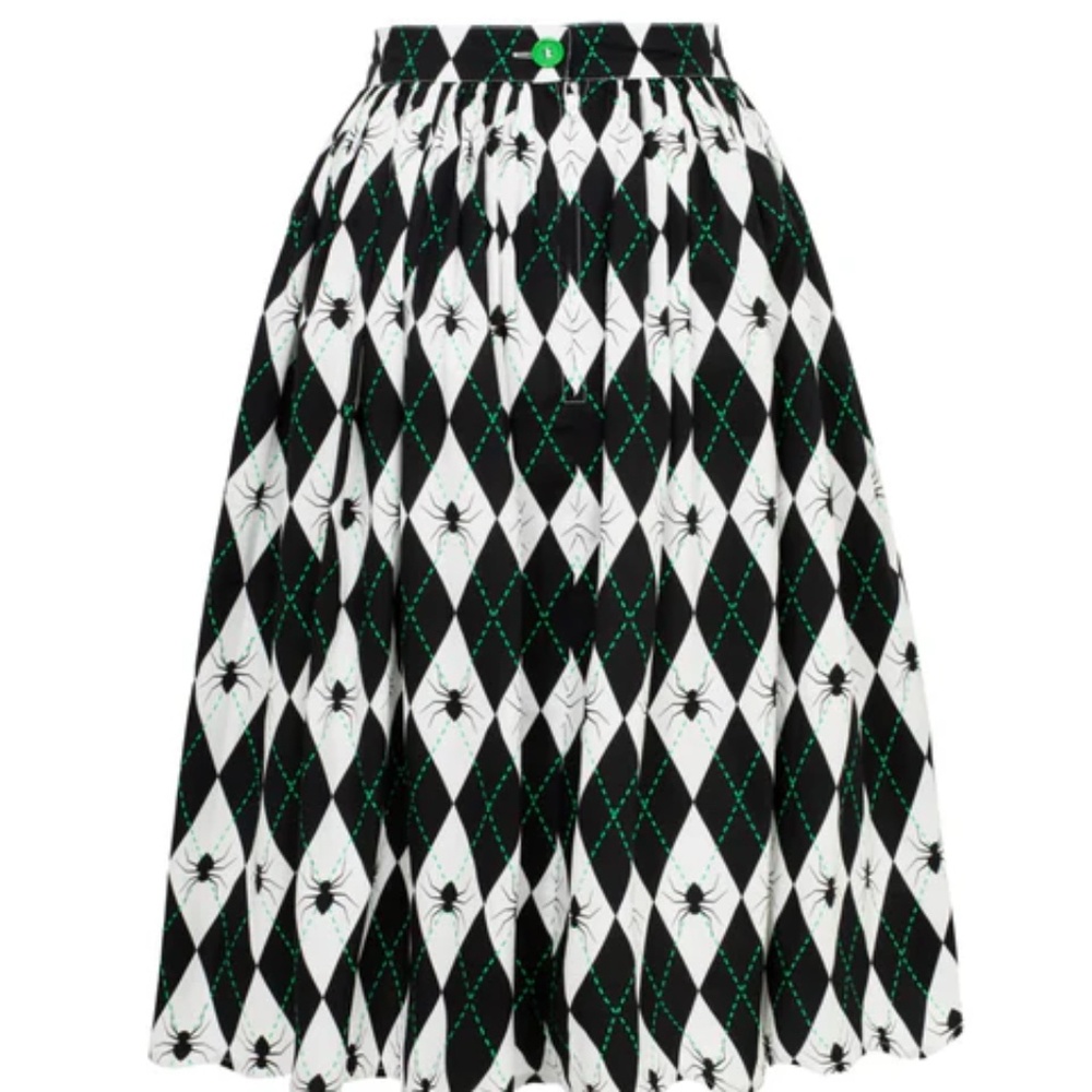 NIP Hell Bunny Regina Skirt New In Package Size XL